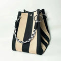 Knitted Large-Capacity Handheld Tote Mini Square Bag
