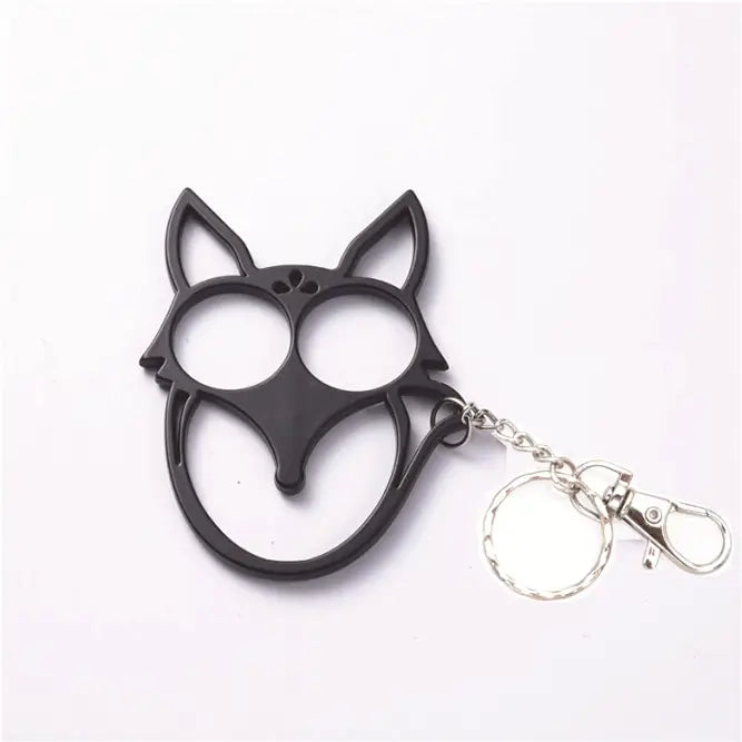 Fox Head Women Self Defense Safety Keychain